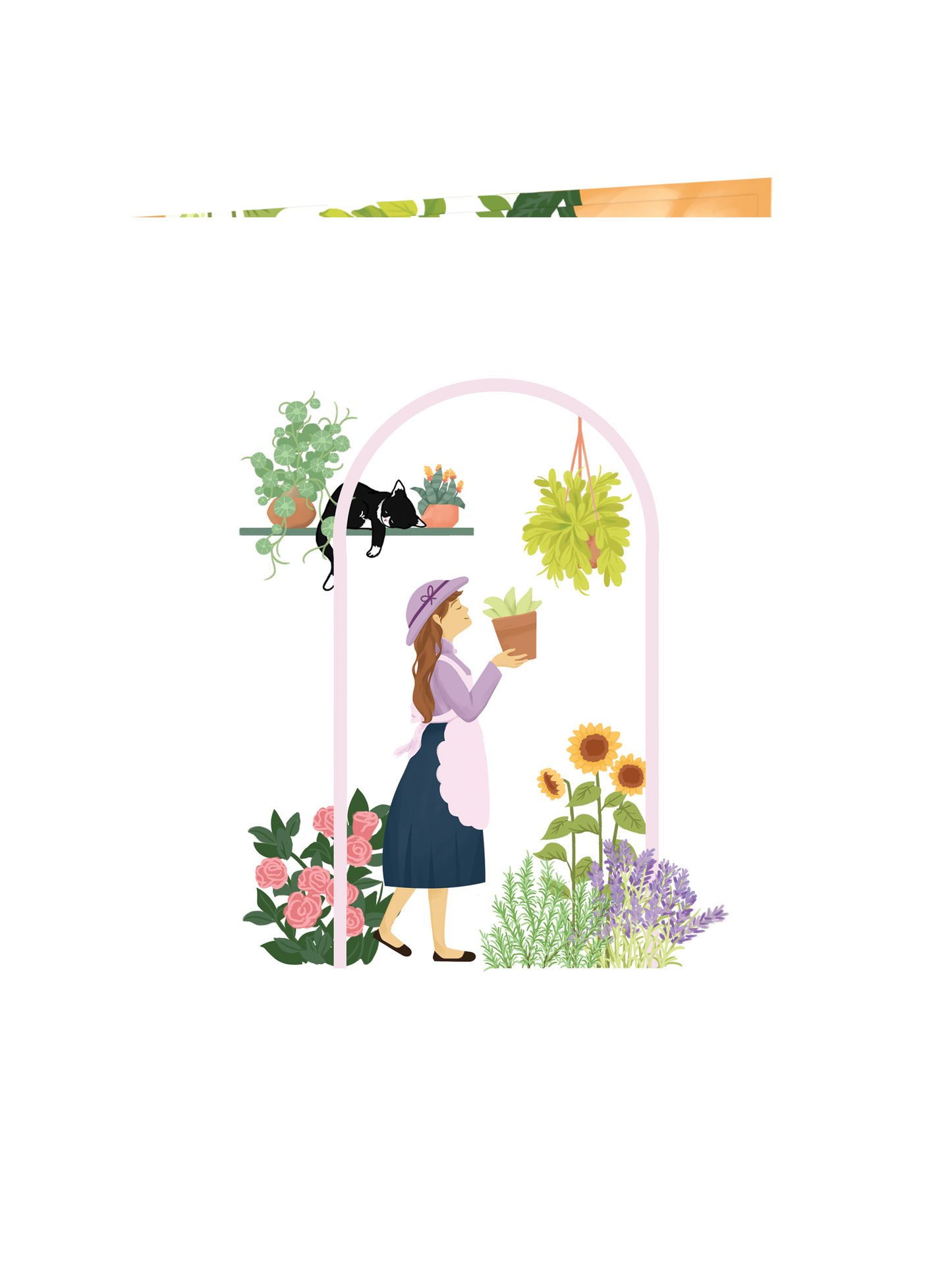 Green house Pop up card