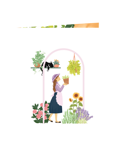 Green house Pop up card